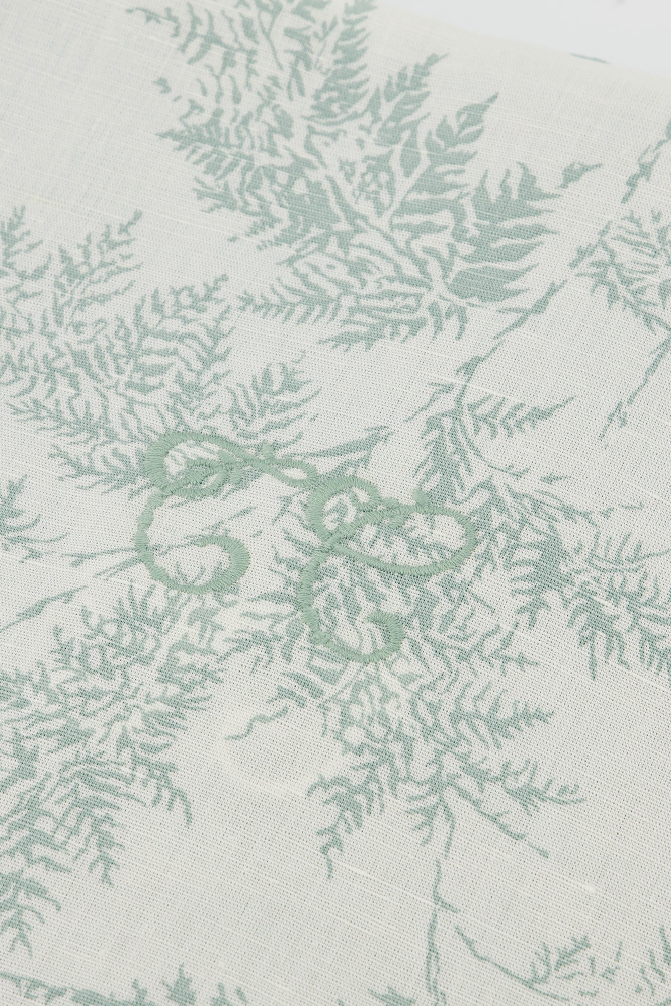 Juego de ropa de cama - Reversible Feuillage Verde