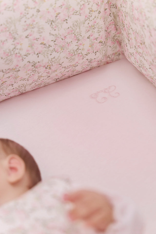 Drap housse - Rose pâle jardin hivernal - Image principale