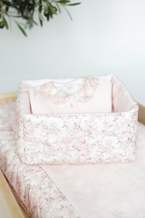 Panière - Imprimé fleuri jardin hivernal - Image principale