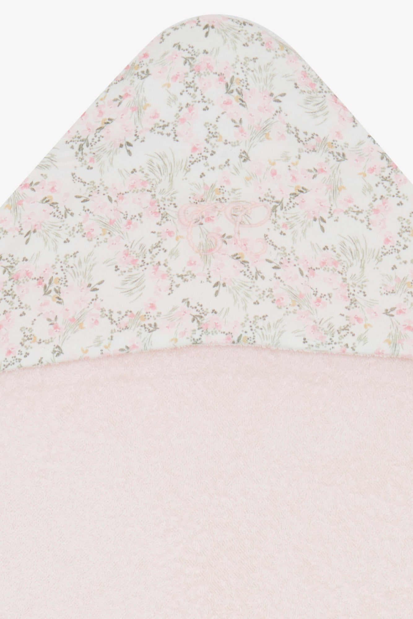 Cape de bain - Imprimé fleuri jardin hivernal