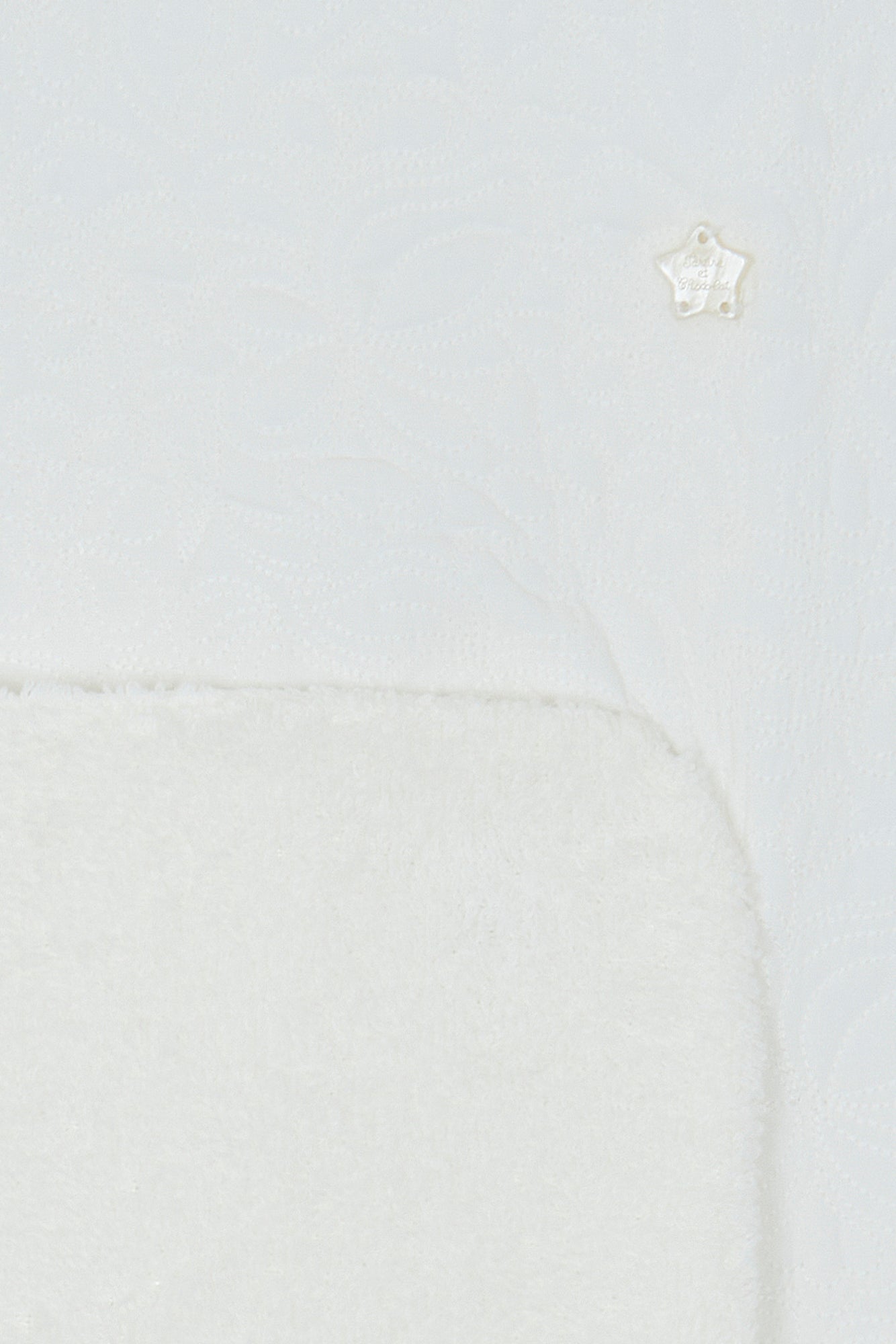 Housse de matelas à langer - Délicatesse nacre