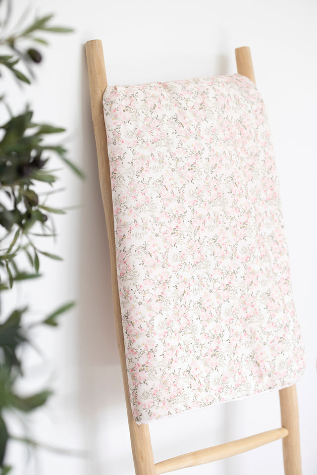 Plaid - Imprimé fleuri jardin hivernal - Image principale