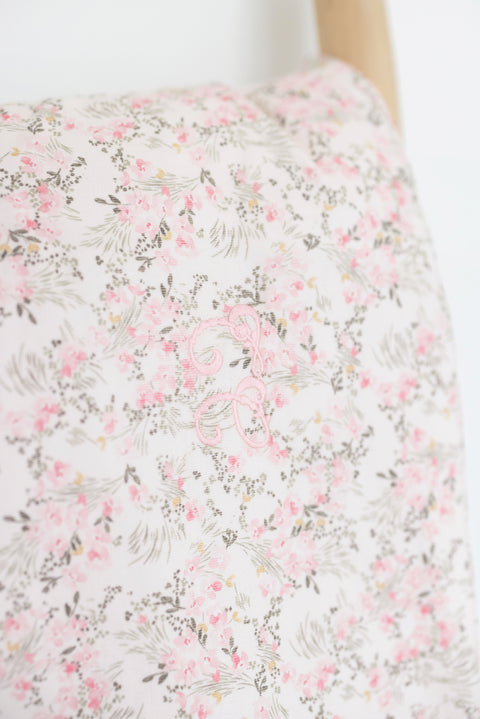 Plaid - Imprimé fleuri jardin hivernal - Image principale