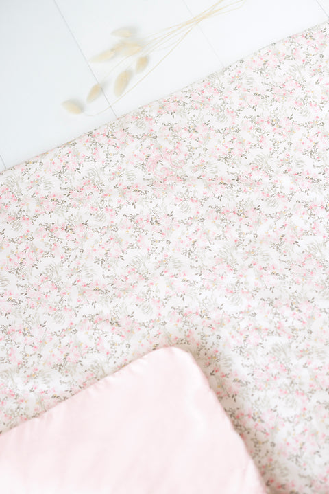 Plaid - Imprimé fleuri jardin hivernal - Image principale