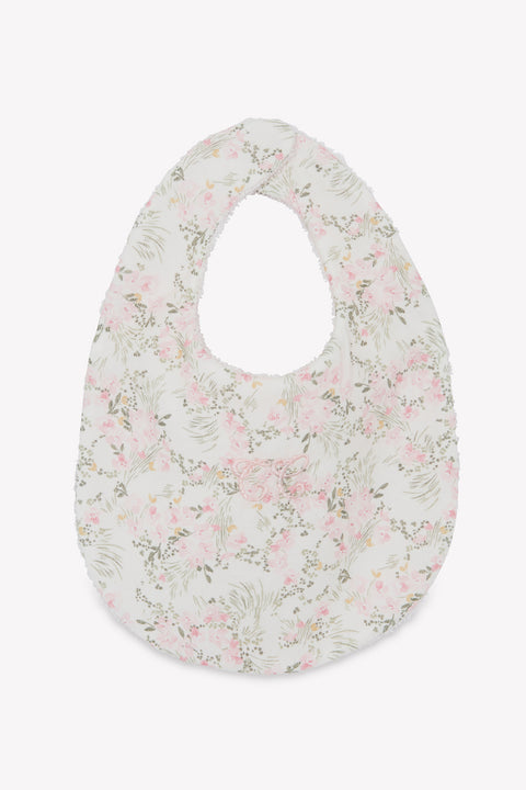 Bavoir - Imprimé fleuri jardin hivernal T1 - Image principale