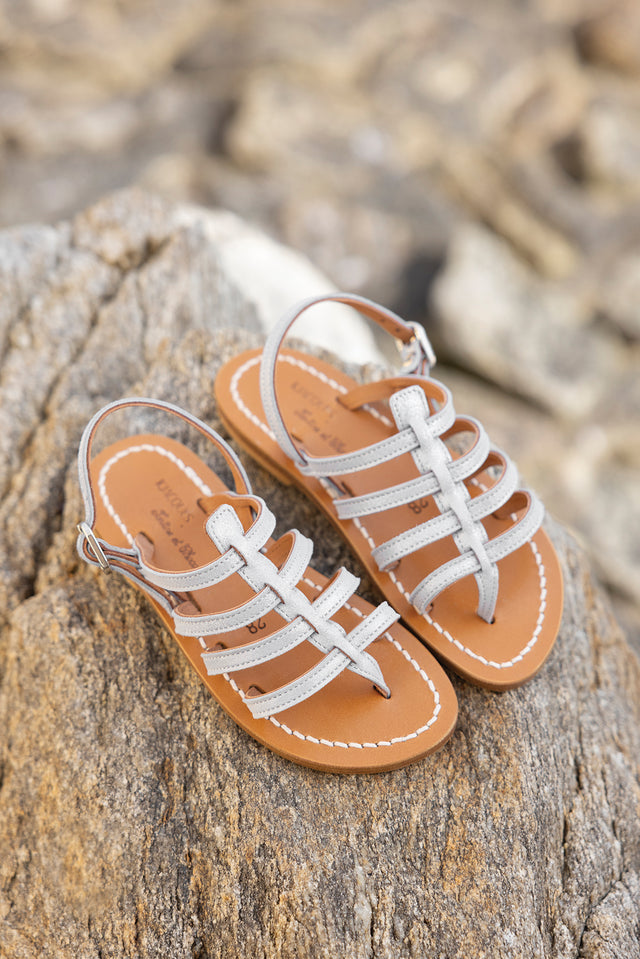 Sandales Homere - Bleu ciel KJacques x Tartine et Chocolat - Image principale