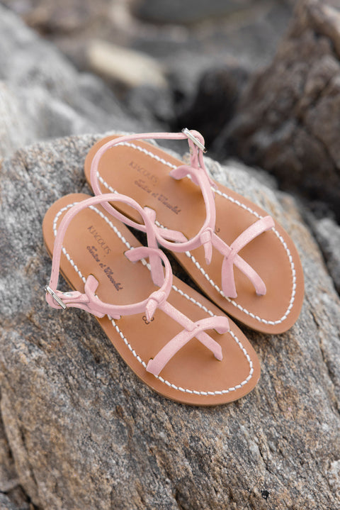 Sandales Violeta - Rose pâle KJacques x Tartine et Chocolat - Image principale
