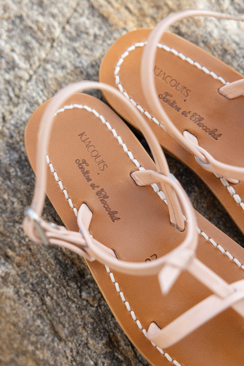 VIOLTA sandals - Beige Kjacques X Tartine et Chocolat - Image principale