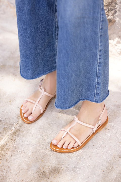 VIOLTA Women's sandals - Pink Kjacques X Tartine et Chocolat - Image principale