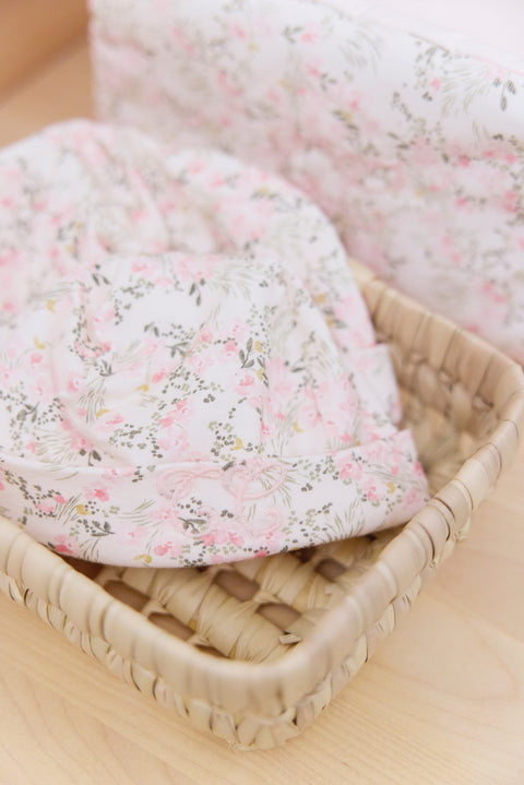 Bonnet - Imprimé fleuri jardin hivernal - Image principale