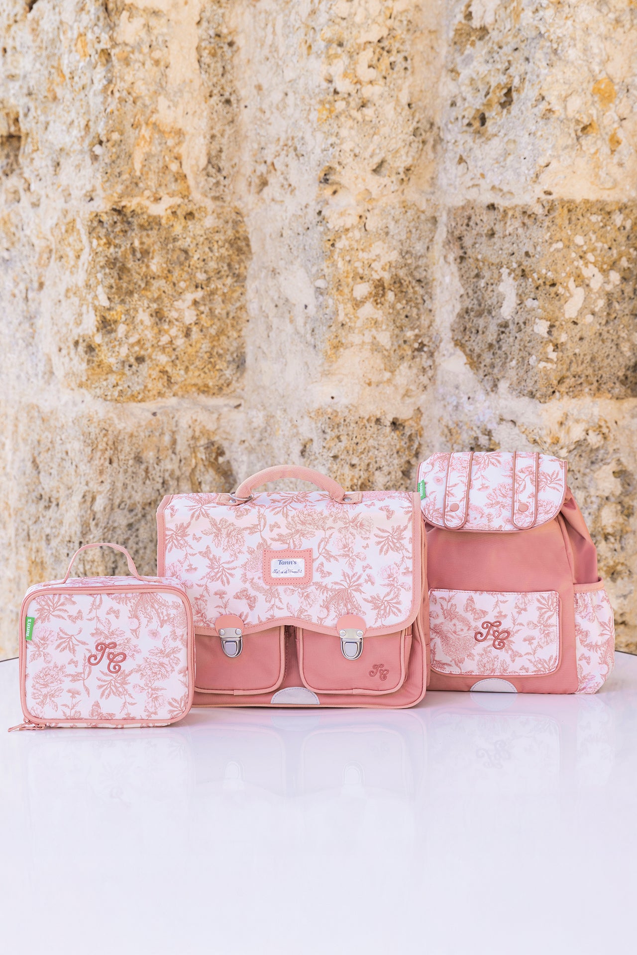 Cartable - Inspiration toile de Jouy Tann's x Tartine et Chocolat