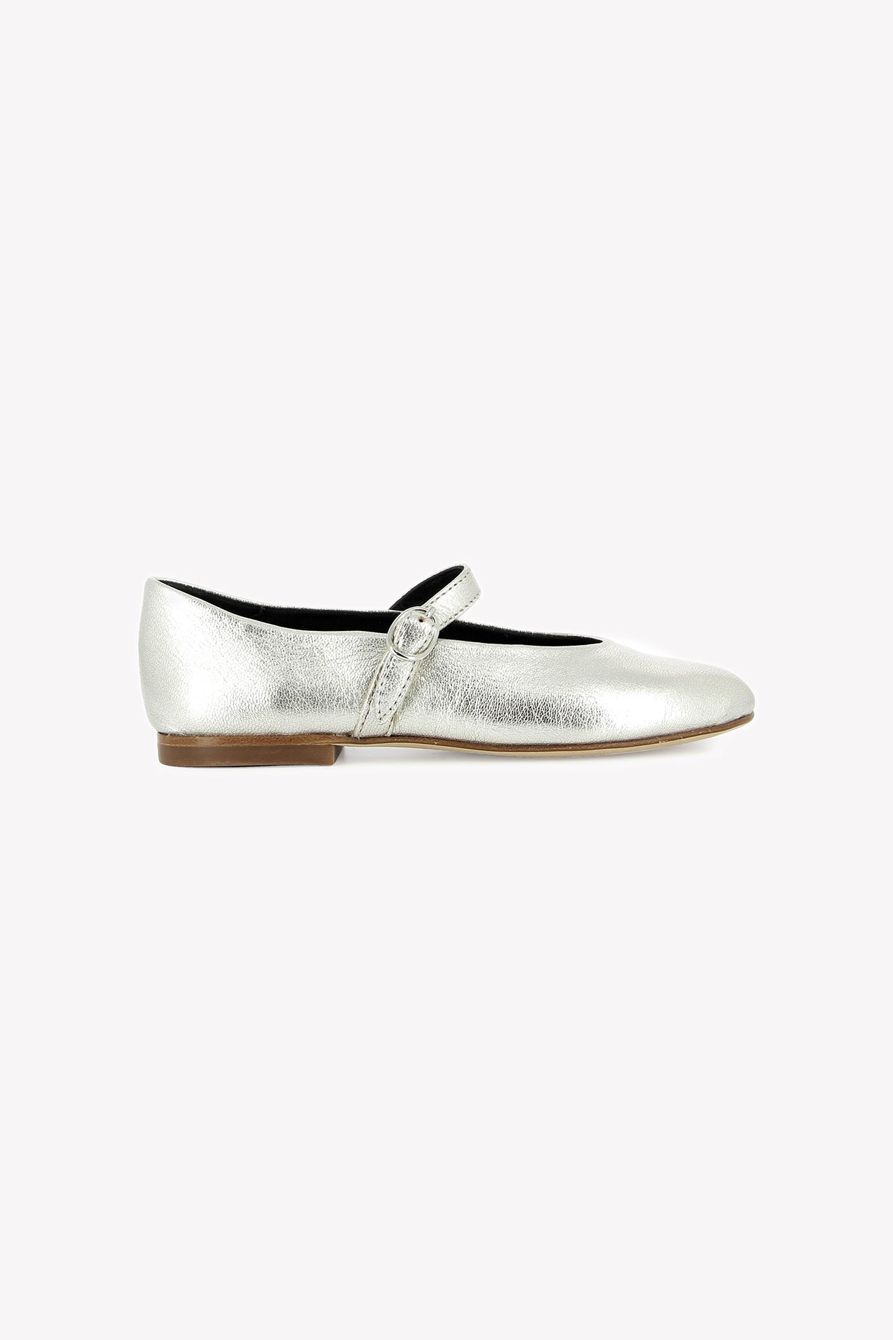 Ballerinas - Silver Leather