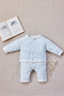 Ensemble long - Ciel coton boutons