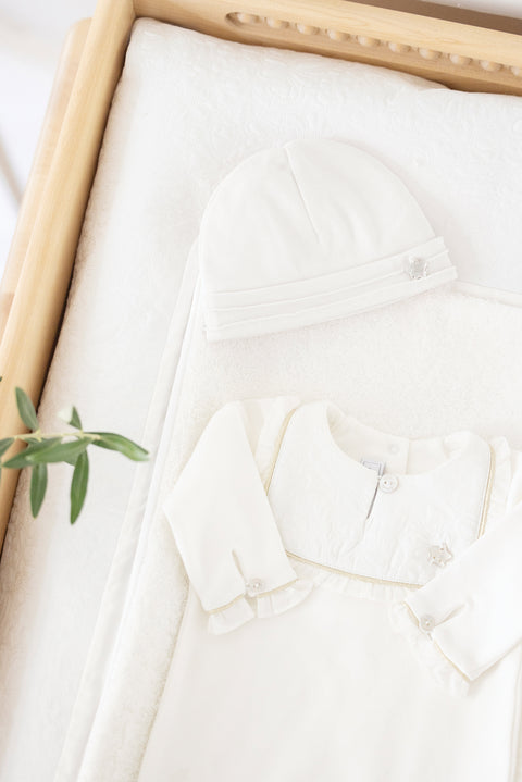 Housse de matelas à langer - Délicatesse nacre - Image principale