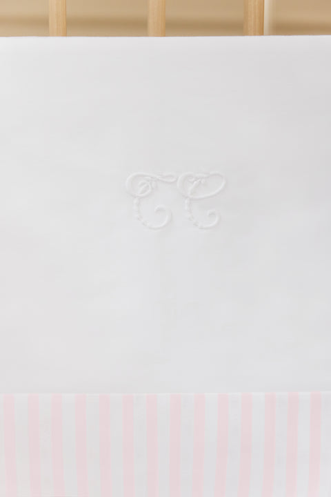 Tour de lit - Garda rose pâle - Image principale