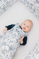 Gigoteuse - T2 Imprimé inspiration toile de jouy bleu