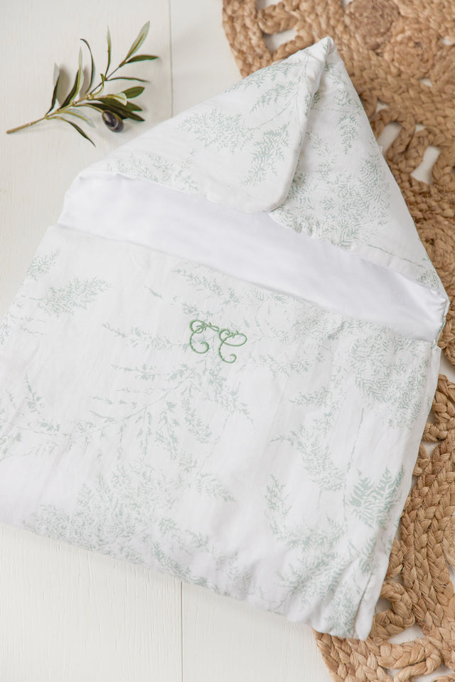Baby nest - Print Feuillage Green - Image principale