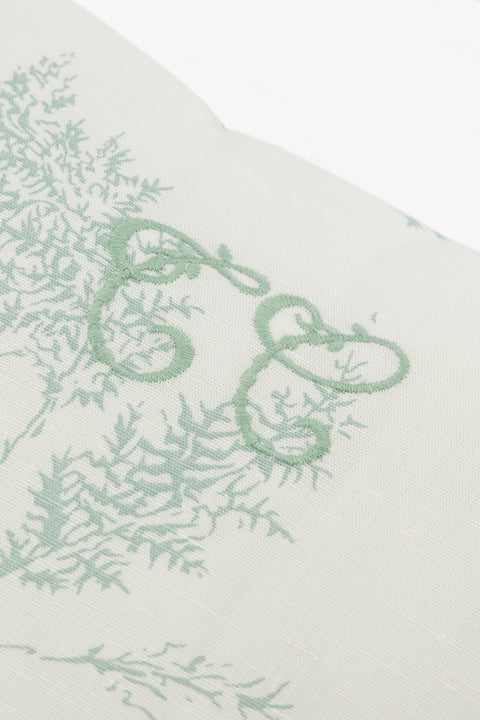 Coussin réversible - Feuillage Vert - Image principale