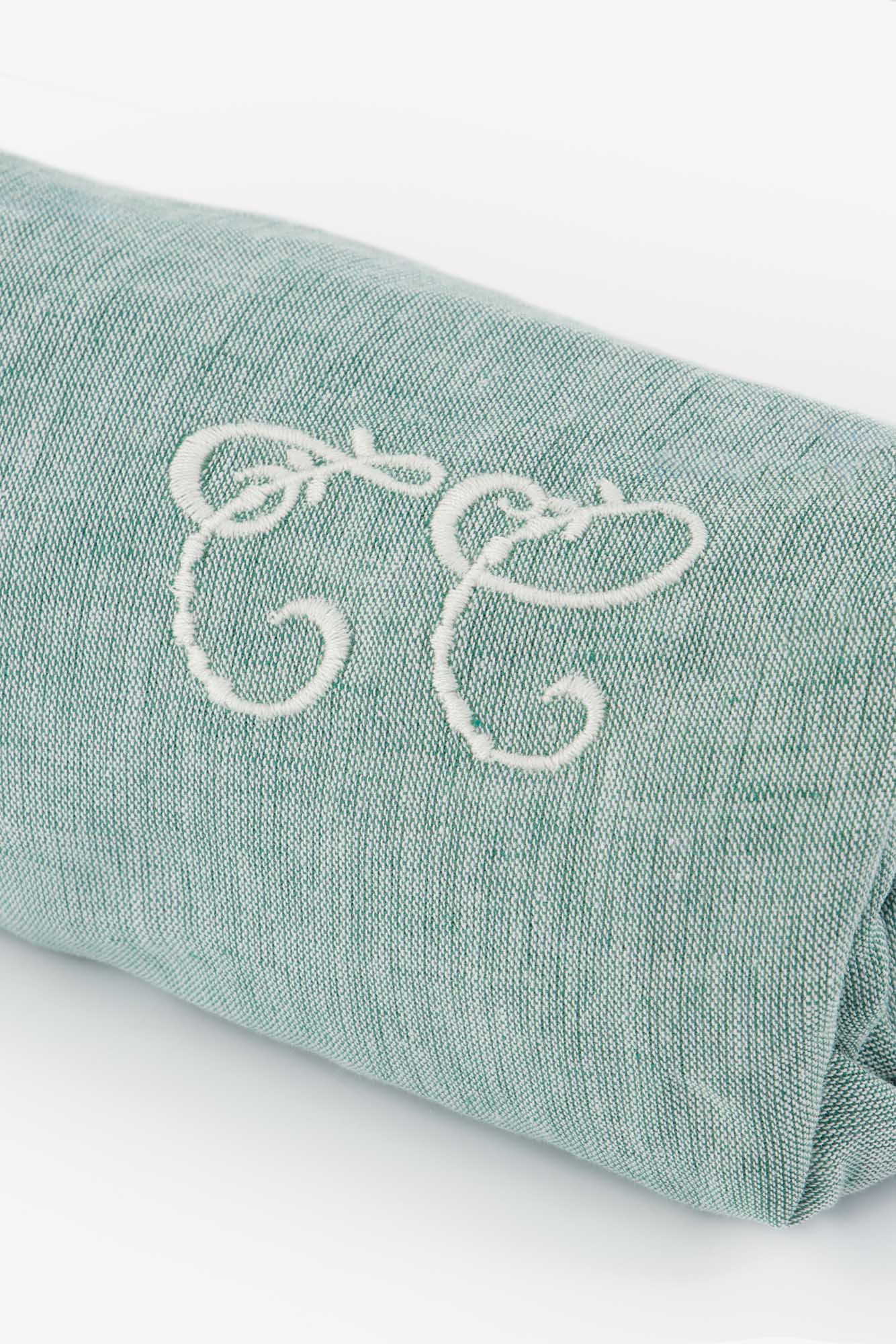Fitted sheet - Feuillage Green