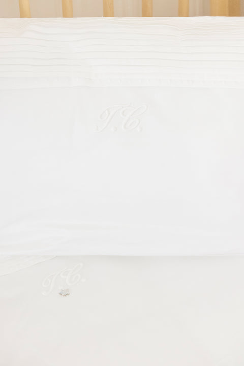 Parure de lit - Monogramme blanc - Image principale