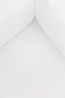 Drap housse - Monogramme blanc