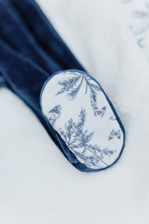 Pajamas - Blue Velvet Print inspiration toile de jouy - Image principale