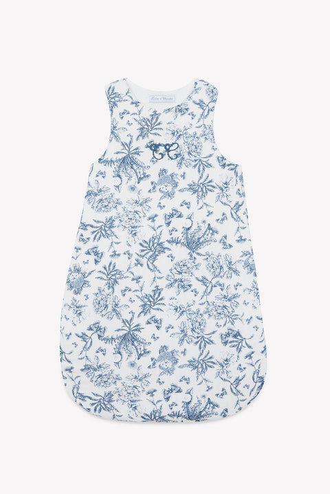 Gigoteuse - T1 Imprimé inspiration toile de jouy bleu - Image principale