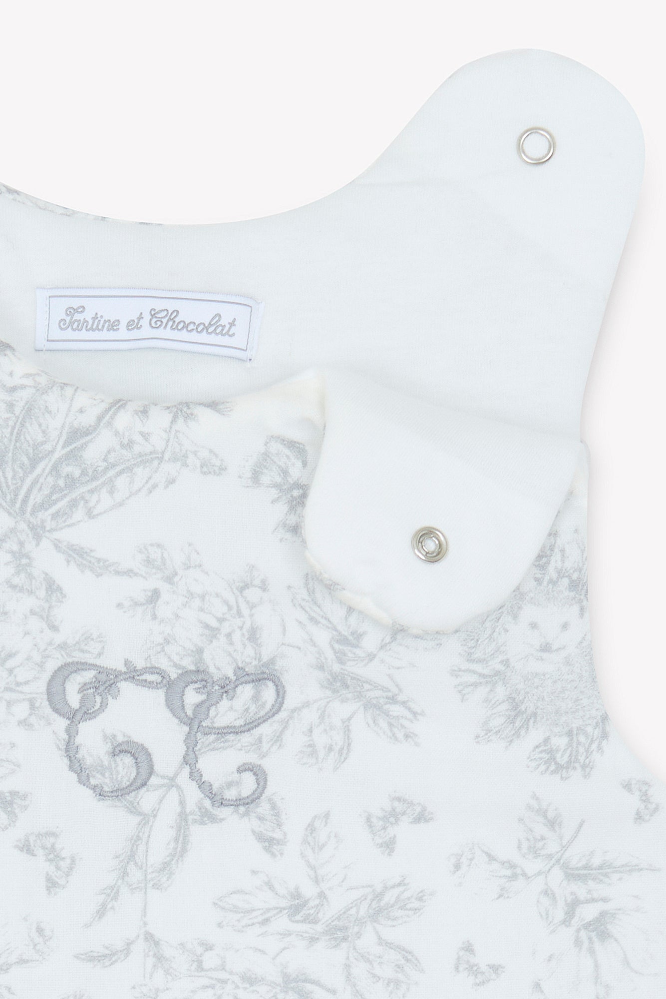 Gigoteuse - T1 Imprimé inspiration toile de jouy gris