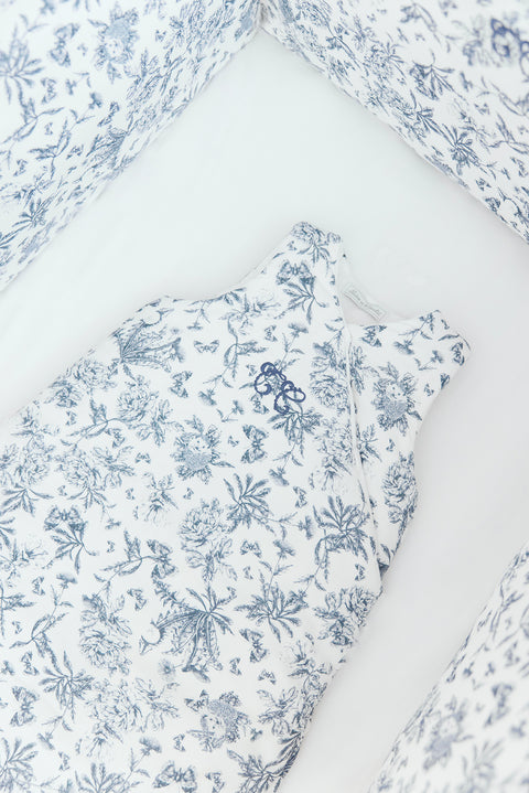 Gigoteuse - T2 Imprimé inspiration toile de jouy bleu - Image principale