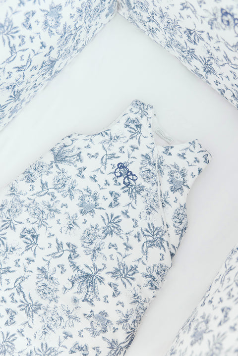 Gigoteuse - T1 Imprimé inspiration toile de jouy bleu - Image principale