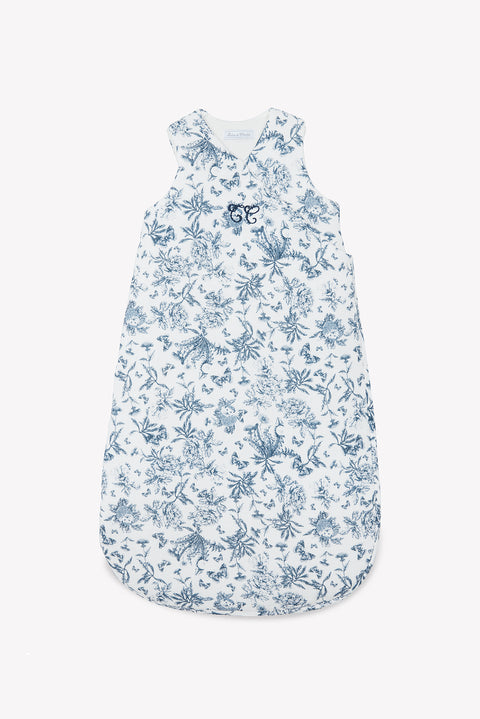 Gigoteuse - T2 Imprimé inspiration toile de jouy bleu - Image principale