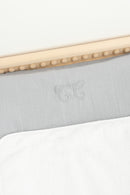 Housse de matelas à langer - Imprimé inspiration toile de jouy gris
