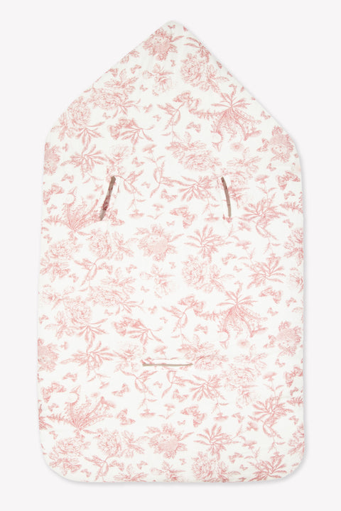 Nid d'ange - Imprimé inspiration Toile de Jouy rose - Image principale