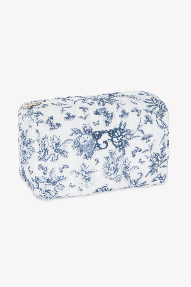 Kulturbeutel - DruckInspiration toile de jouy Blau - Image principale