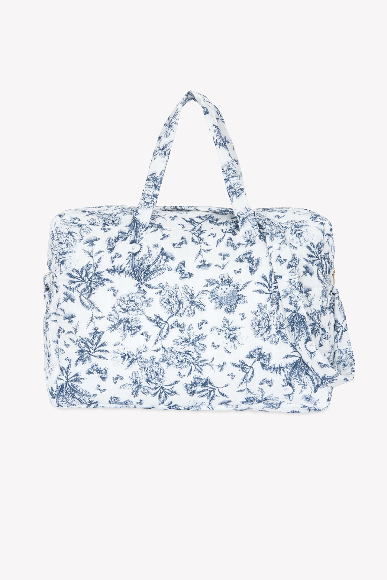 Sac à langer - Imprimé inspiration toile de jouy bleu