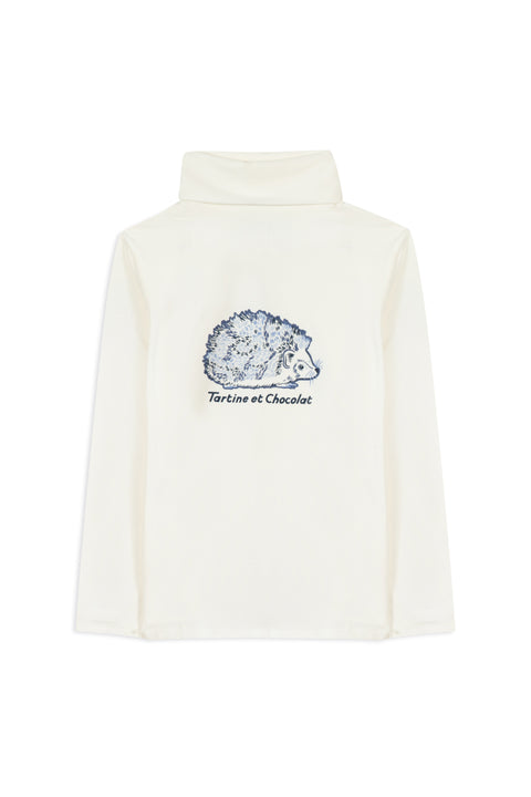 Sous pull - Ecru coton organique - Image principale