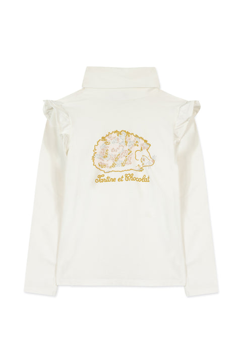 Sous pull - Ecru coton organique - Image principale