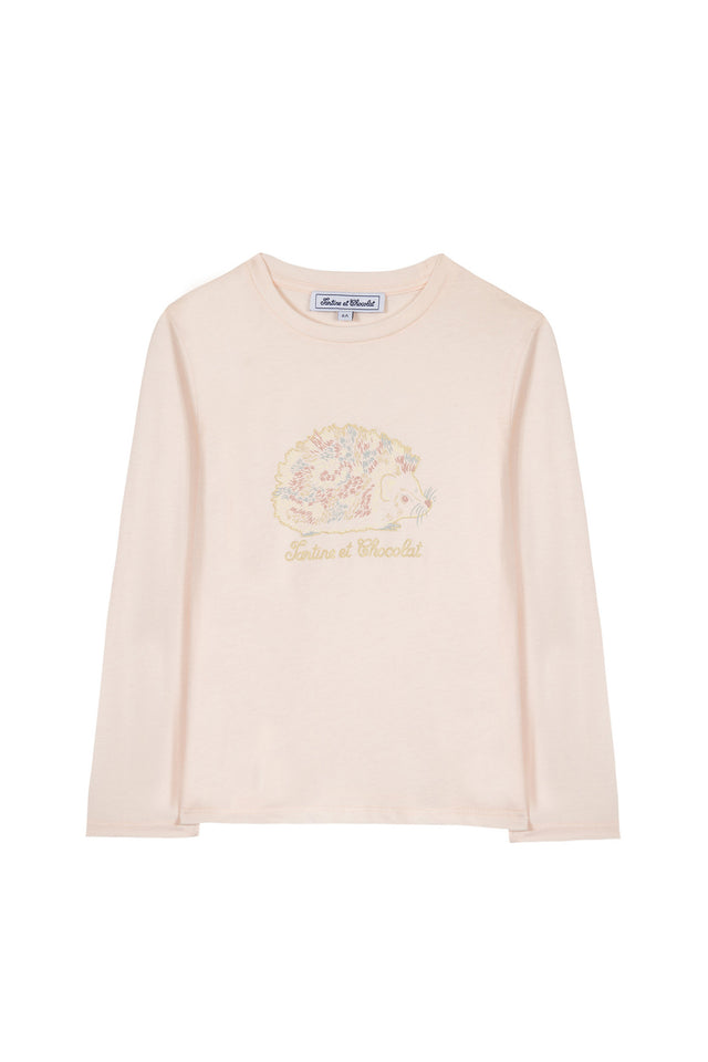 Sous pull - Rose pale col rond - Image principale