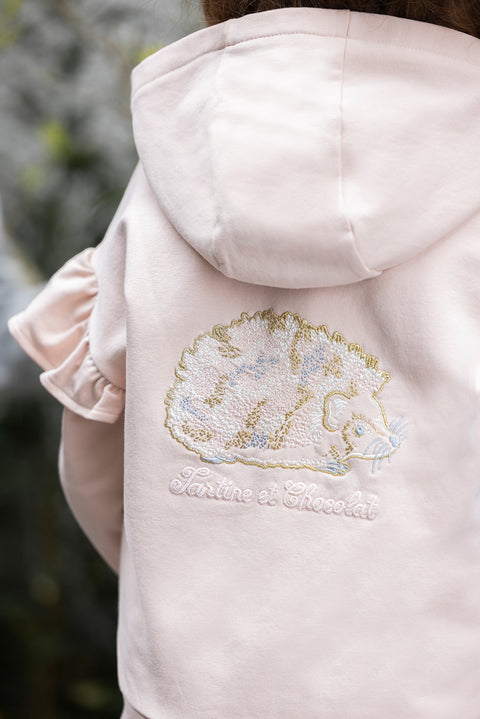 Gilet - Vieux rose zippé - Image principale