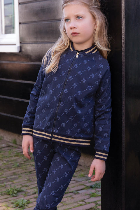 Jacke - Monogramm Marineblau - Image principale