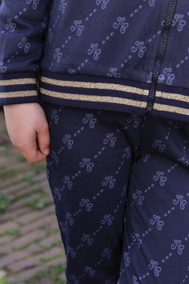 Trousers - Navy TC monogram - Image principale