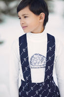 Skihosen - TC Monogramm Marineblau