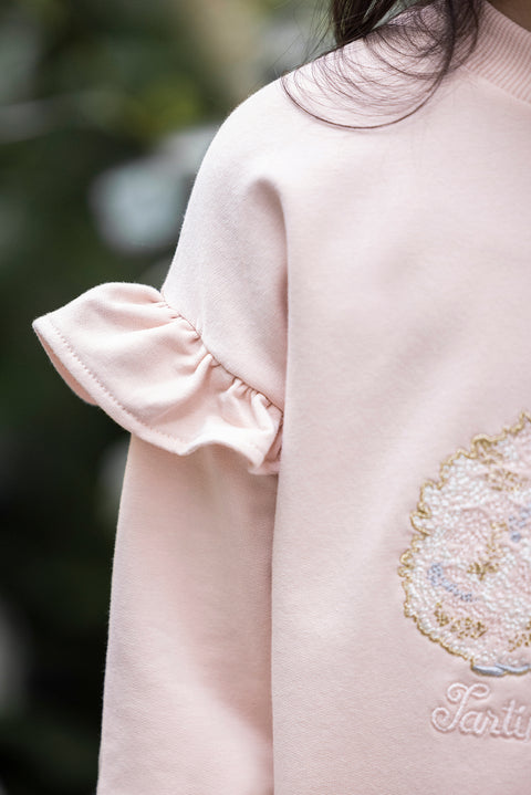 Robe - Vieux rose col rond - Image principale