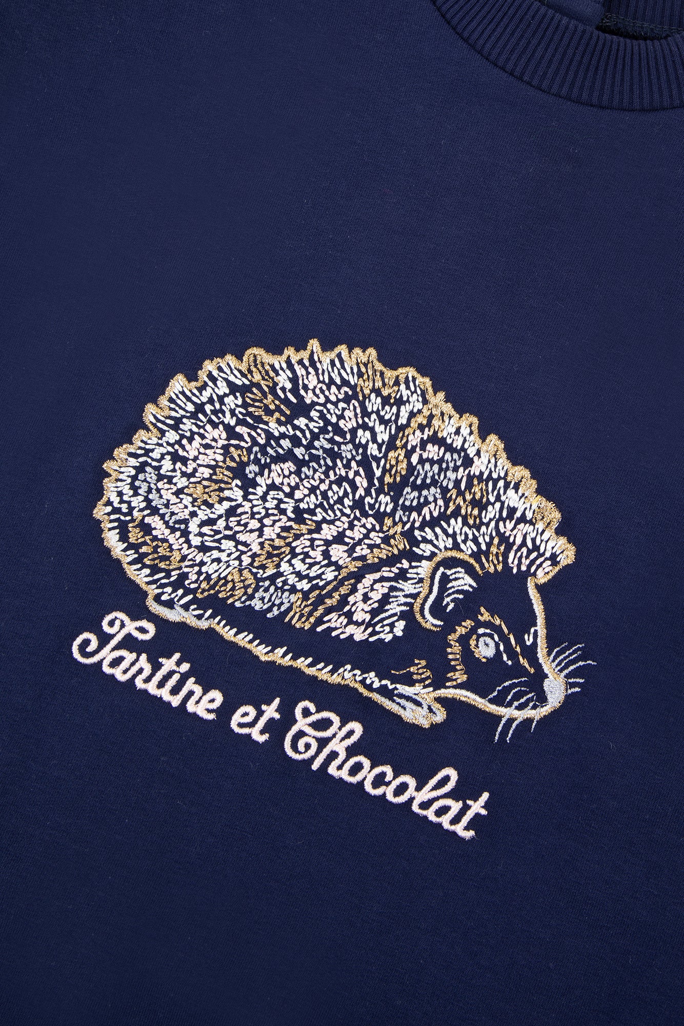 Jurk - Navy Ronde kraag