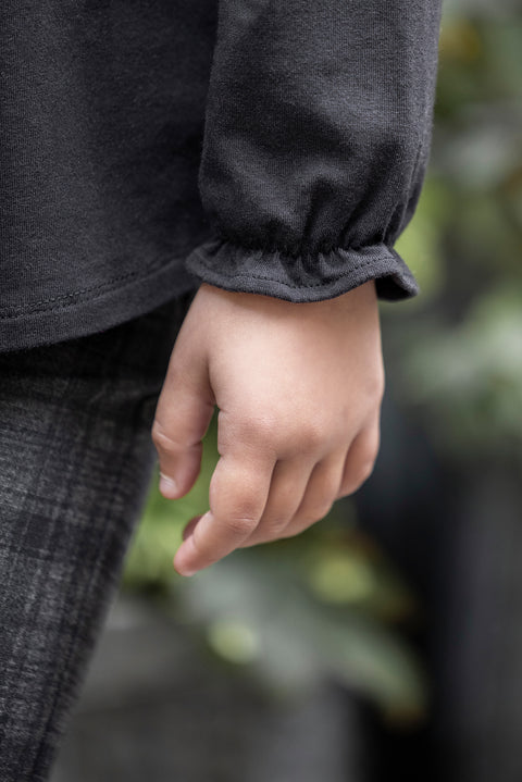 T-shirt - Noir volanté - Image principale