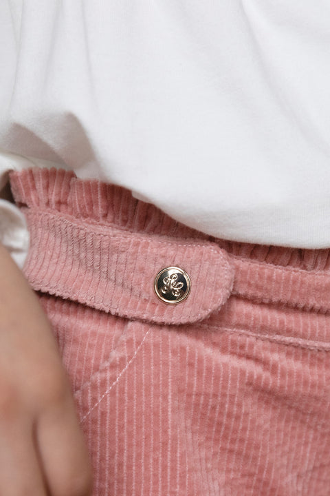 Short - Old Pink Corduroy - Image principale