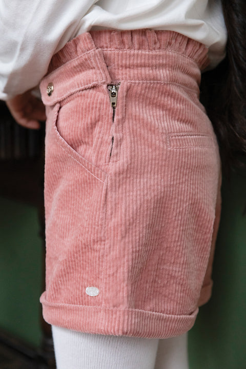 Short - Old Pink Corduroy - Image principale