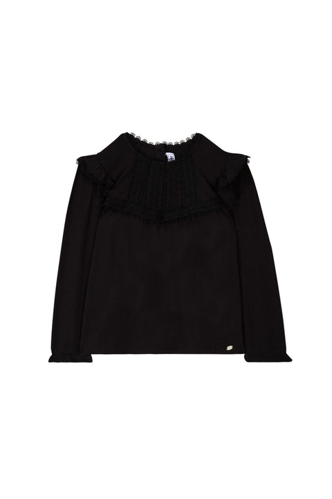 T-shirt - Noir volanté - Image principale