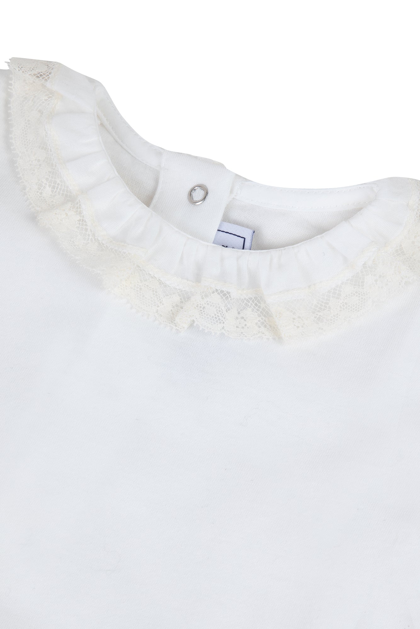 Body - Marfil Cuello con volantes en Encaje