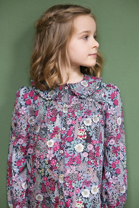 Blouse - Tissu liberty grenadine - Image principale
